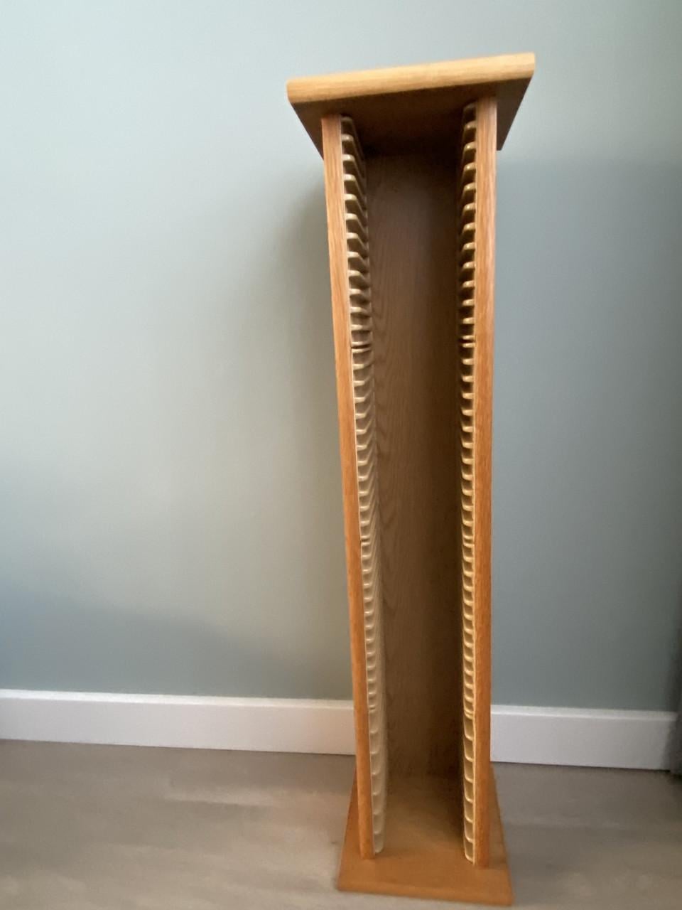 Houten cd paal.