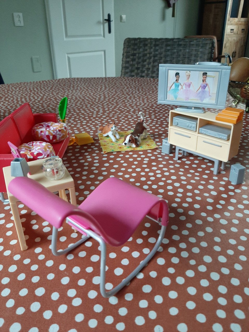 Woonkamer Barbie