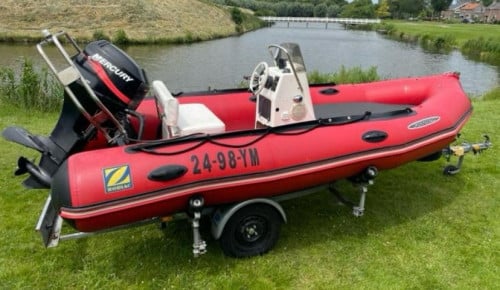Zodiac mk3 480 met mercury efi fourstroke 60 pk