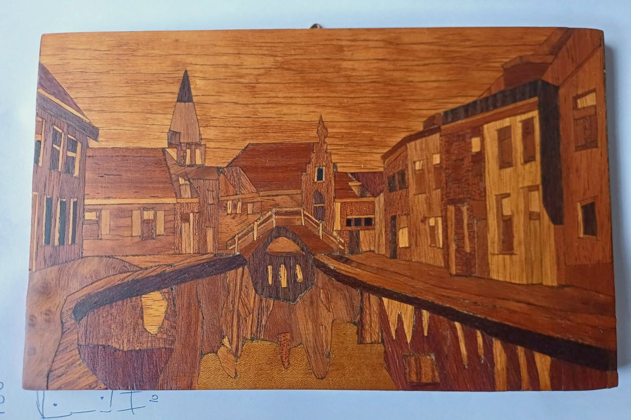 Fineerschilderijtje