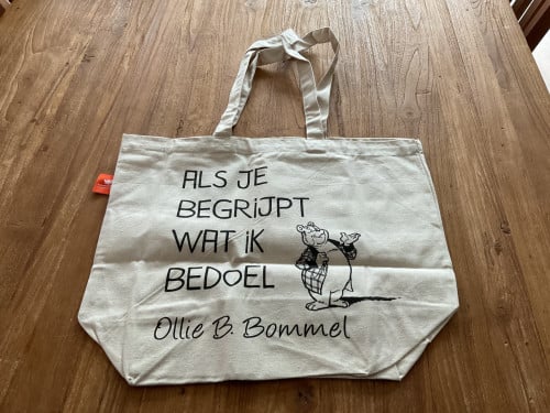 Nieuwe linnen tas Olie B Bommel, als je begrijpt wat ik bedoel