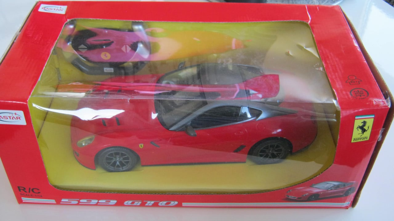 NIEUW FERRAI 599 GTO RADIO BESTUURBAAR  MET VERLICHTING