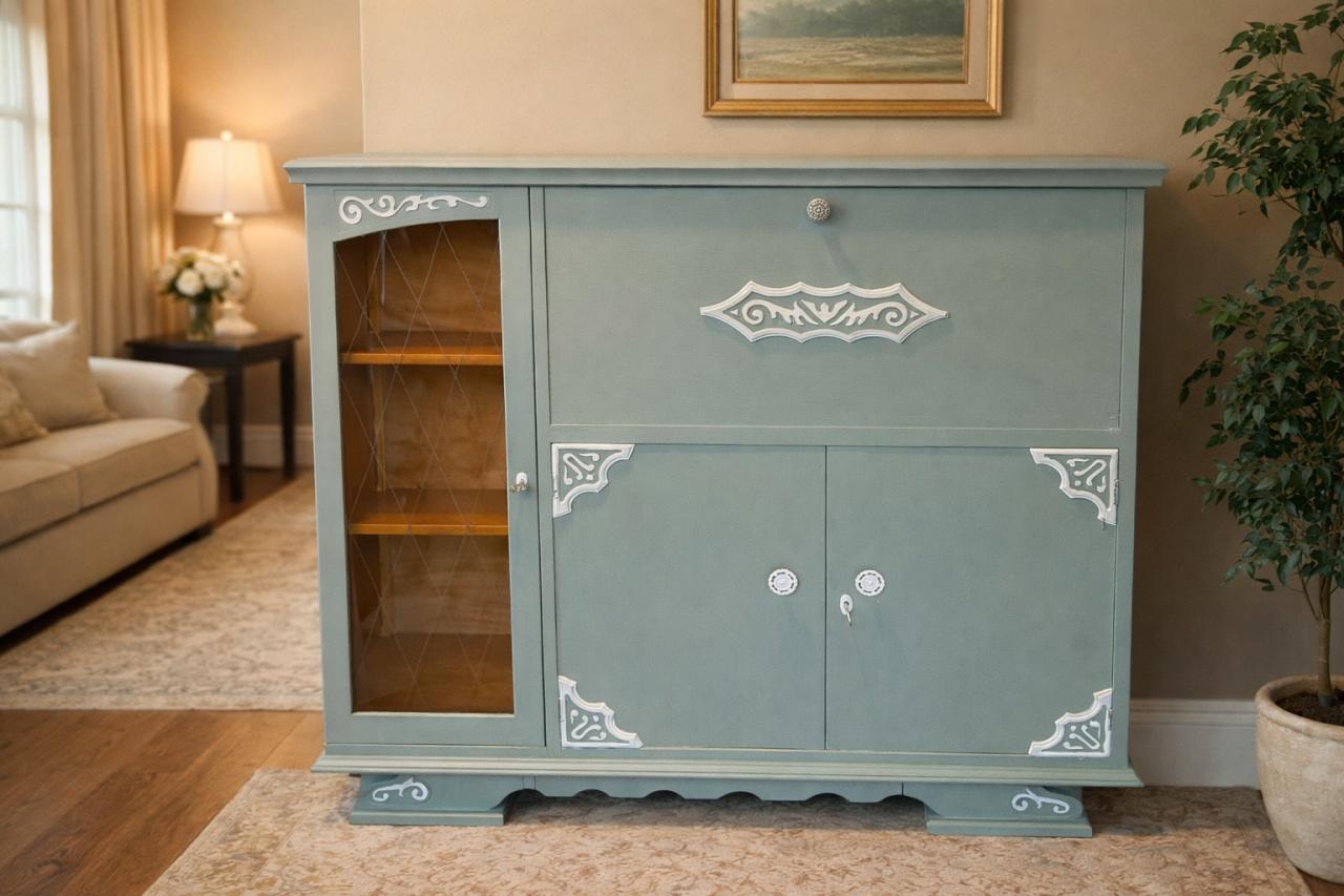 Vintage sfeervolle kast