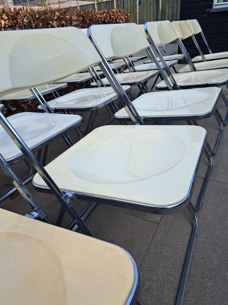 Partij klapstoelen