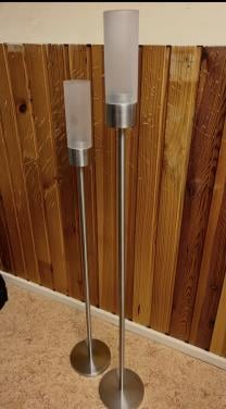 2 standaards voor waxinelichtje v Blomus