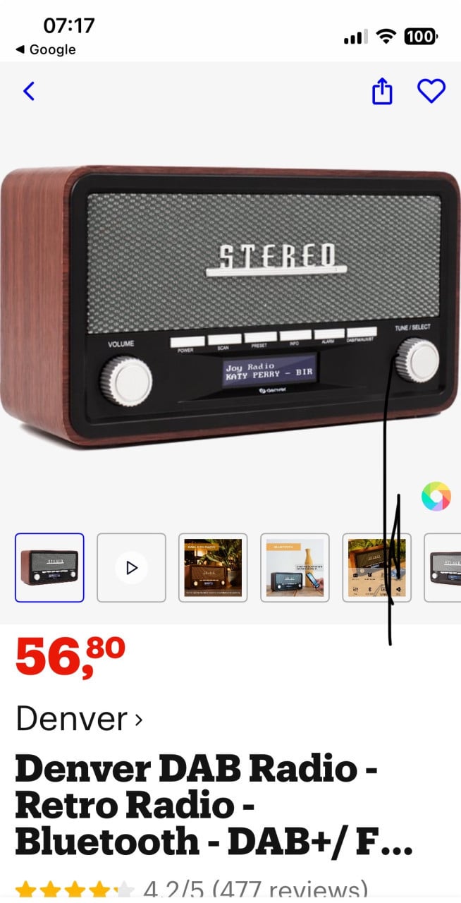 Denver DAB - bluetooth radio