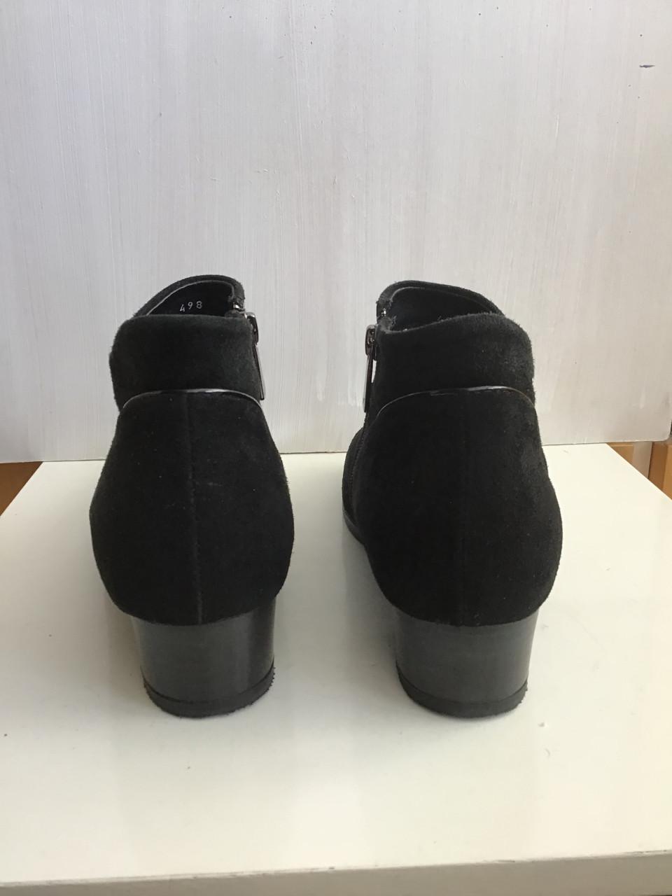 Enkellaarsjes Footnotes zwart