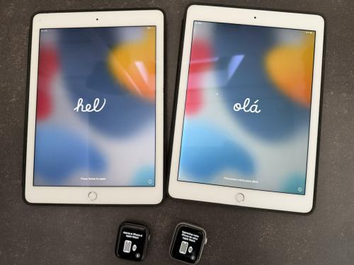 Bieden op 2 st Apple iPad Air2 en 2 st Apple Watch 4