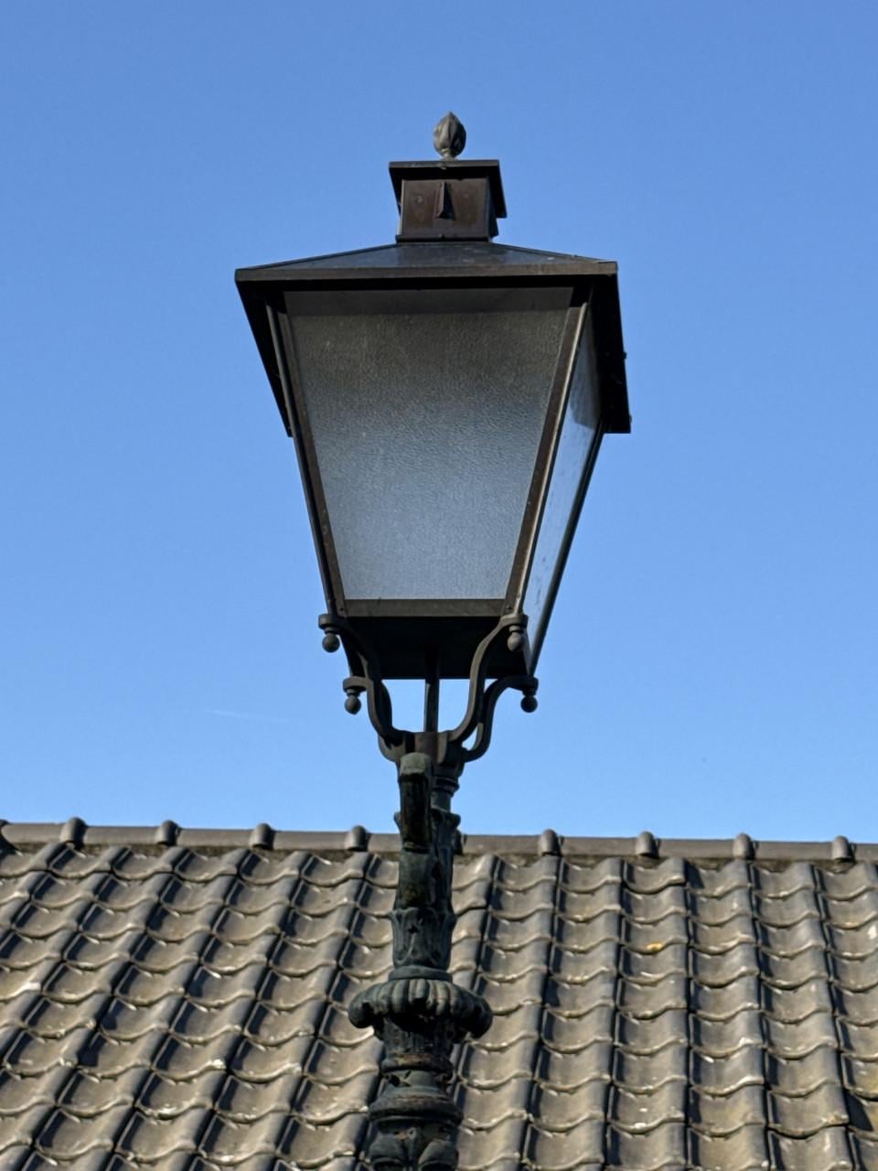 Klassieke lantaarnpaal
