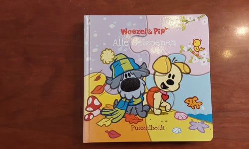 Originele Woezel en Pip puzzelboek