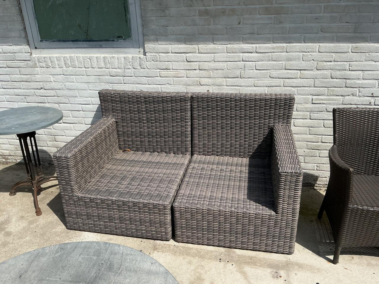 Lounge bank + kussens