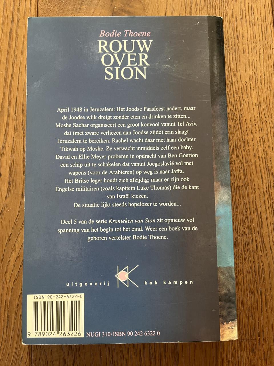 Rouw over Sion: Bodie Thoene