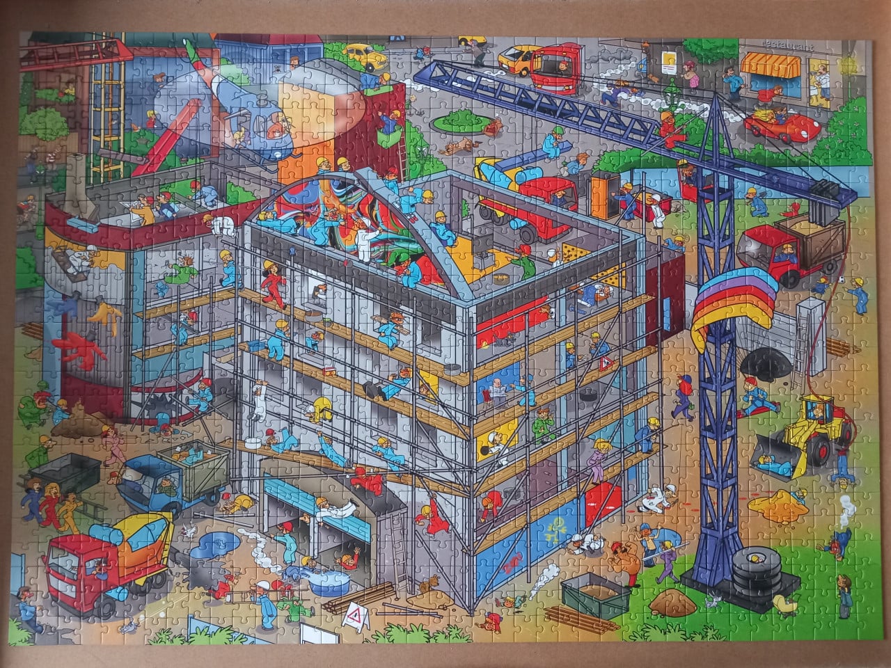 That's Life puzzel Bouwplaats