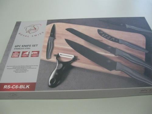 6 Knife messenset