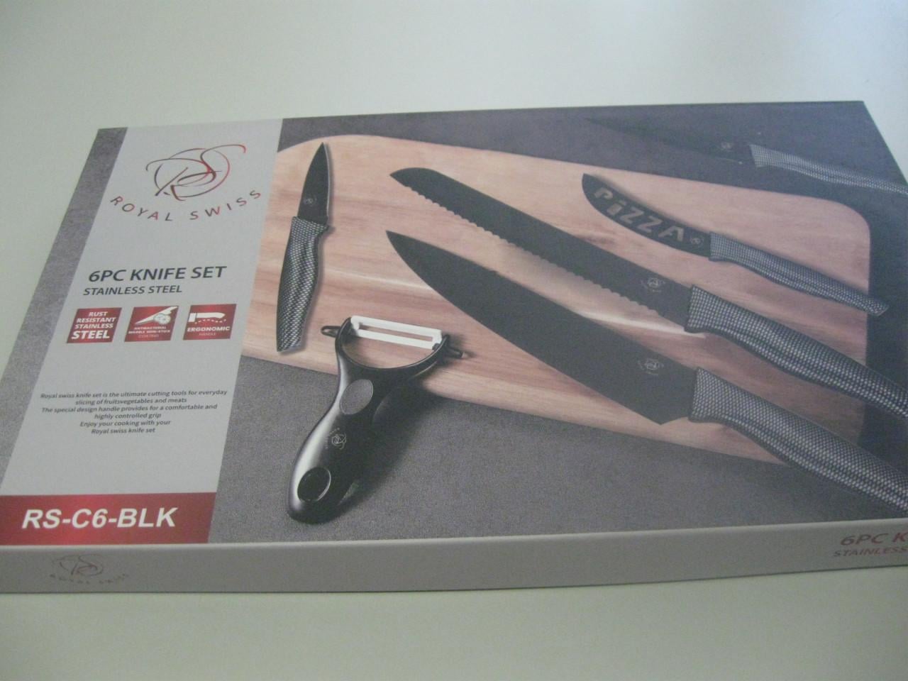 6 Knife messenset