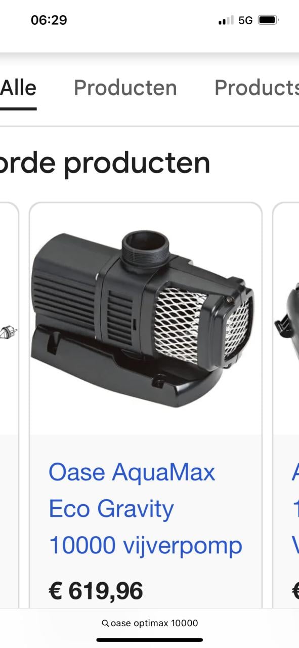 Te koop oase optimax 10000 sterke en zuinige Vijverpomp