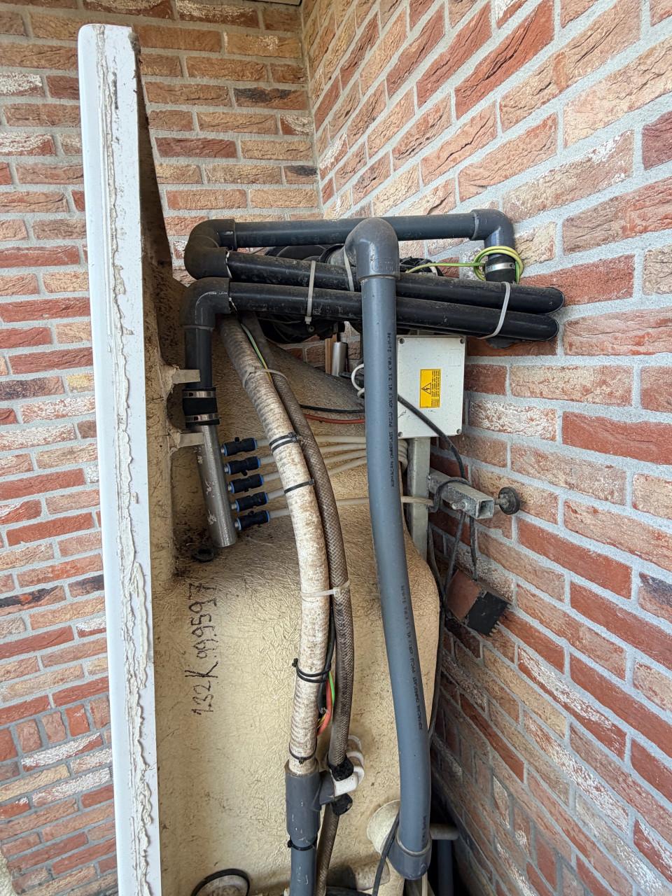 Bubbelbad met verlichting