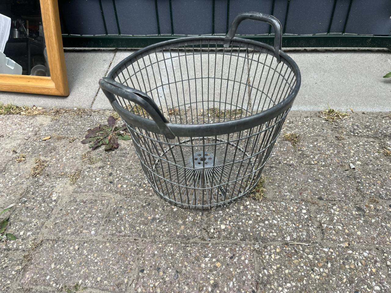 Aardappelmand, staal, verzinkt
