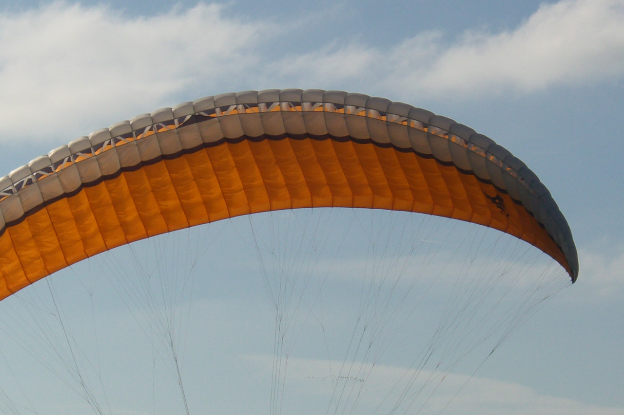 Paragliding scherm