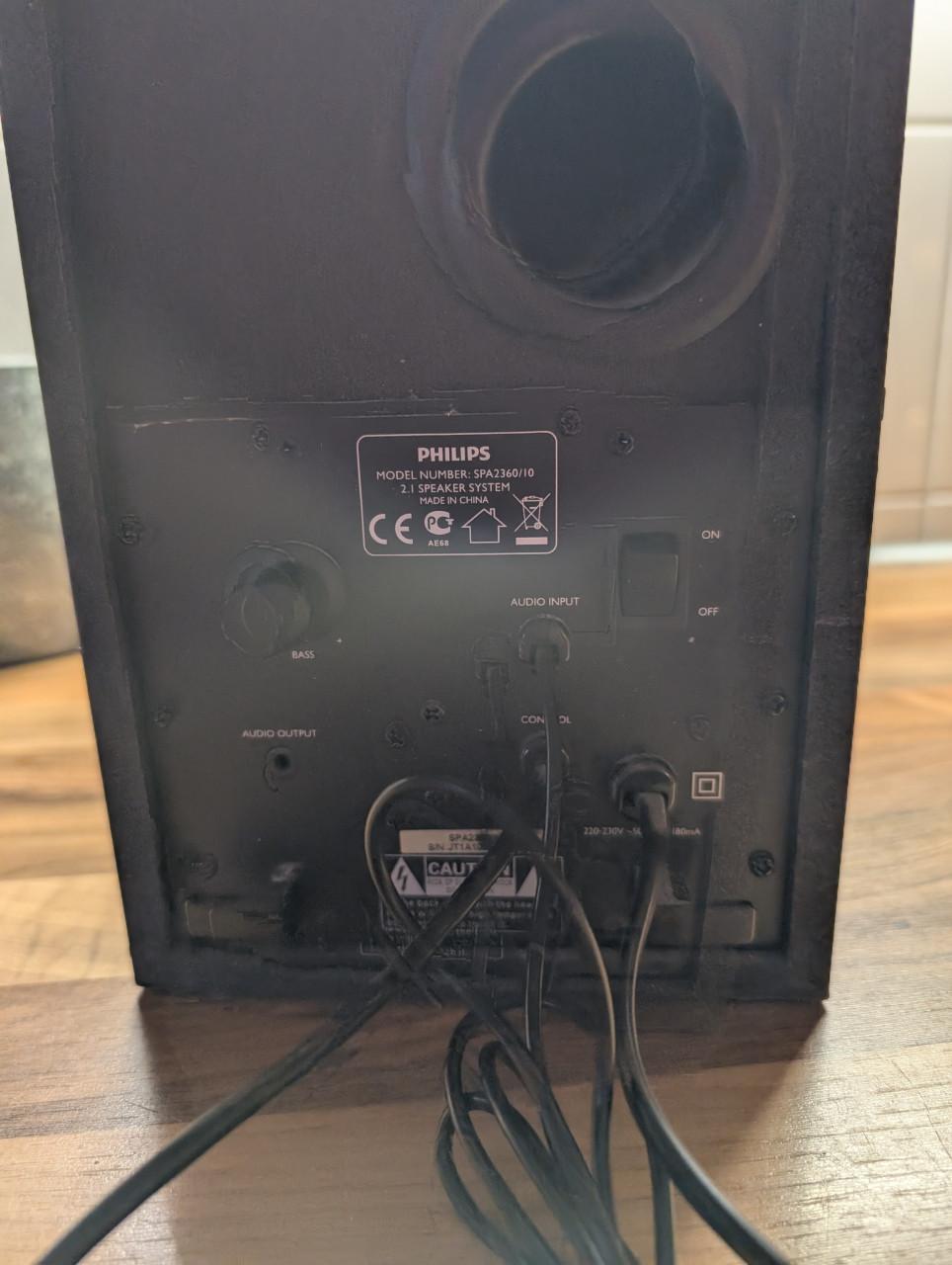 Philips speakers met subwoofer