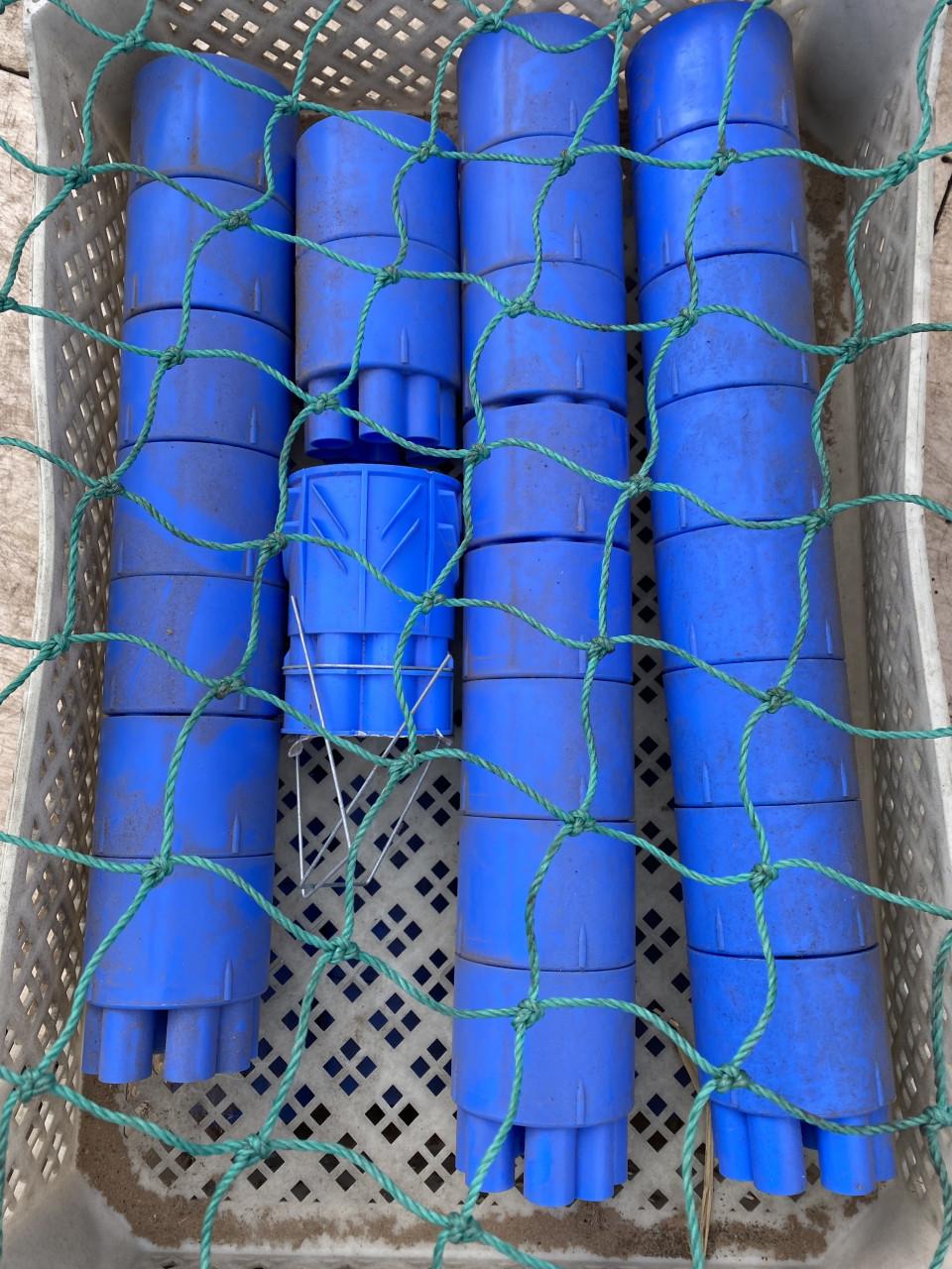 Electriciteitsdozen 6 kratten vol