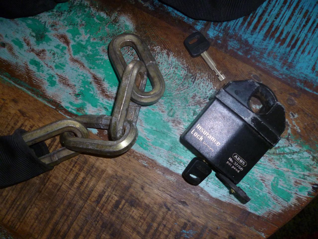 ABUS CARAVAN KETTING SLOT VOOR OPEN VELGEN