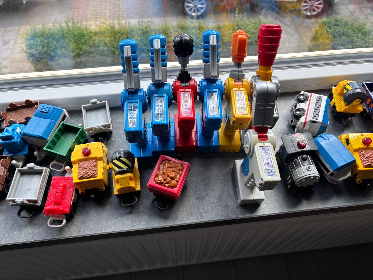 Grote hoeveelheid Geotrax trein