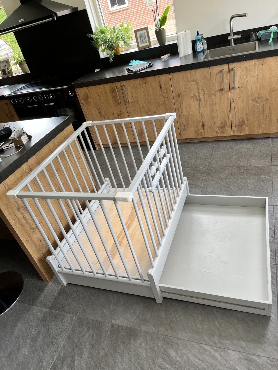 Mooie grijze box