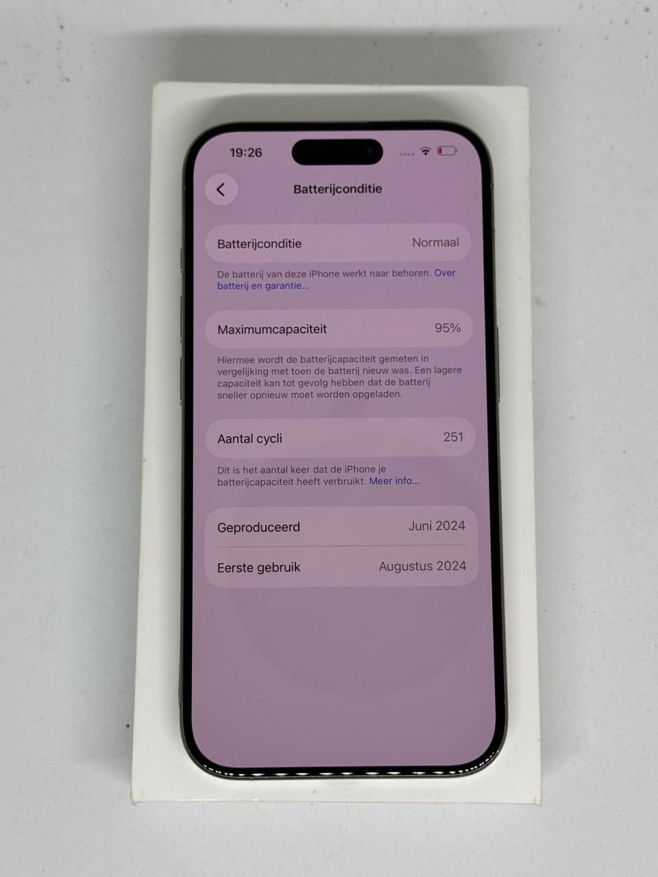 IPhone 15Pro Natural Titanium  128GB