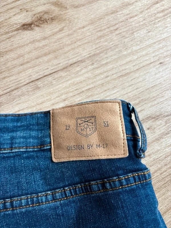 M17 Heren Skinny Fit Jeans – Blauw 👖