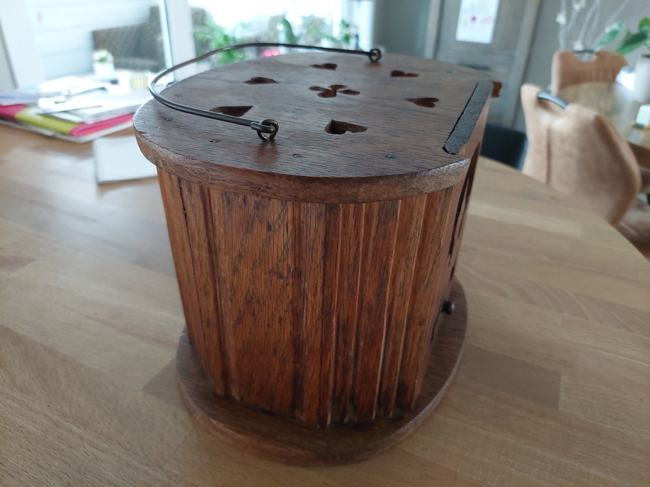 Te koop oude eiken stoof