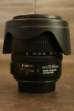 Canon EF 15-85 lens