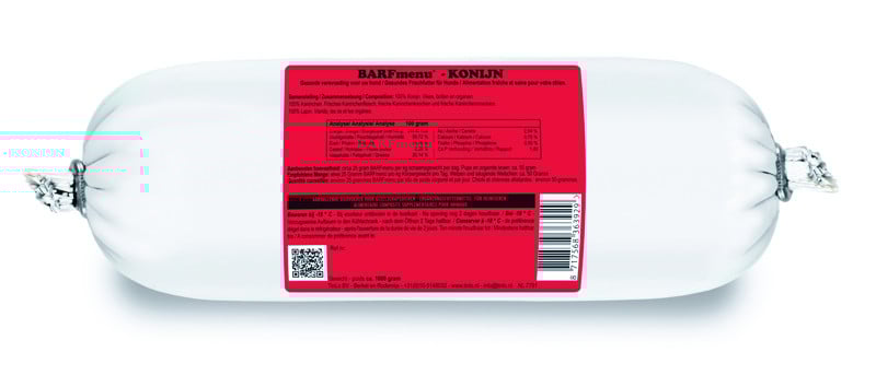 Barfmenu en Duck diepvriesvoer