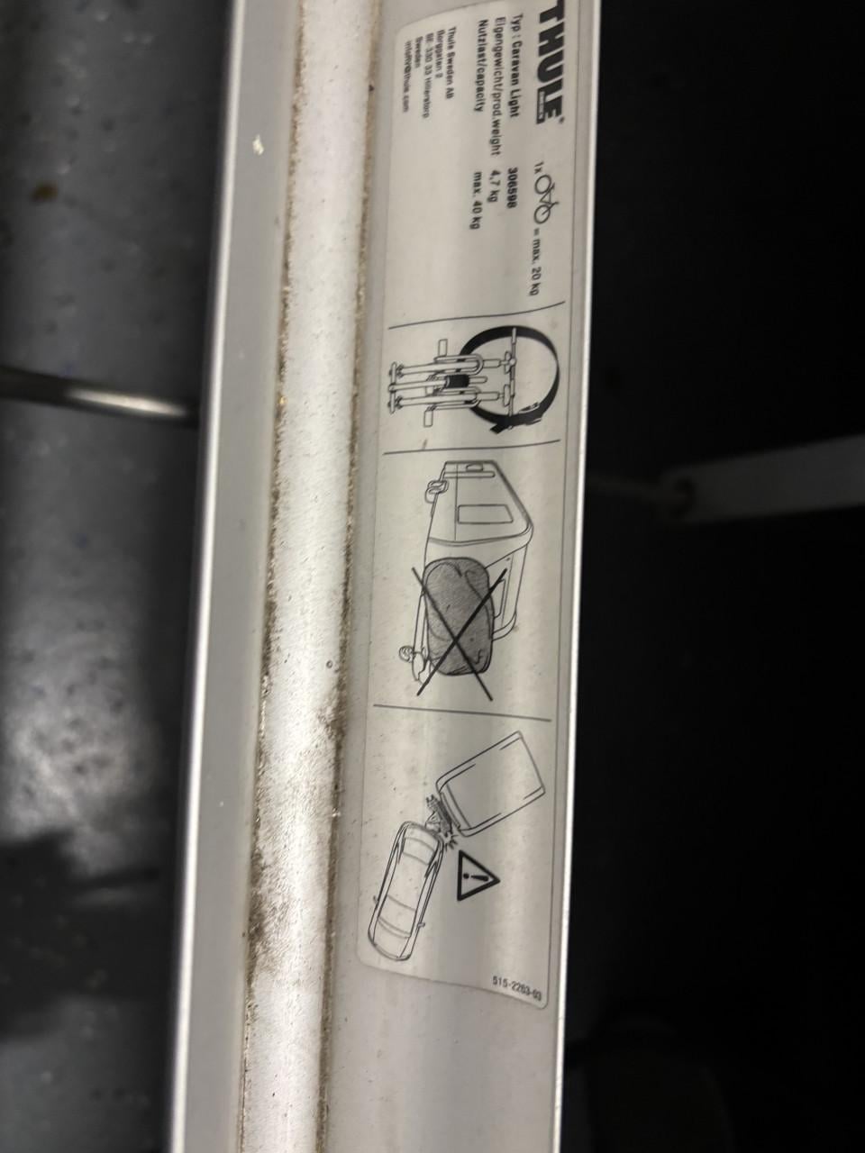 Thule fietsendrager voor op de dissel