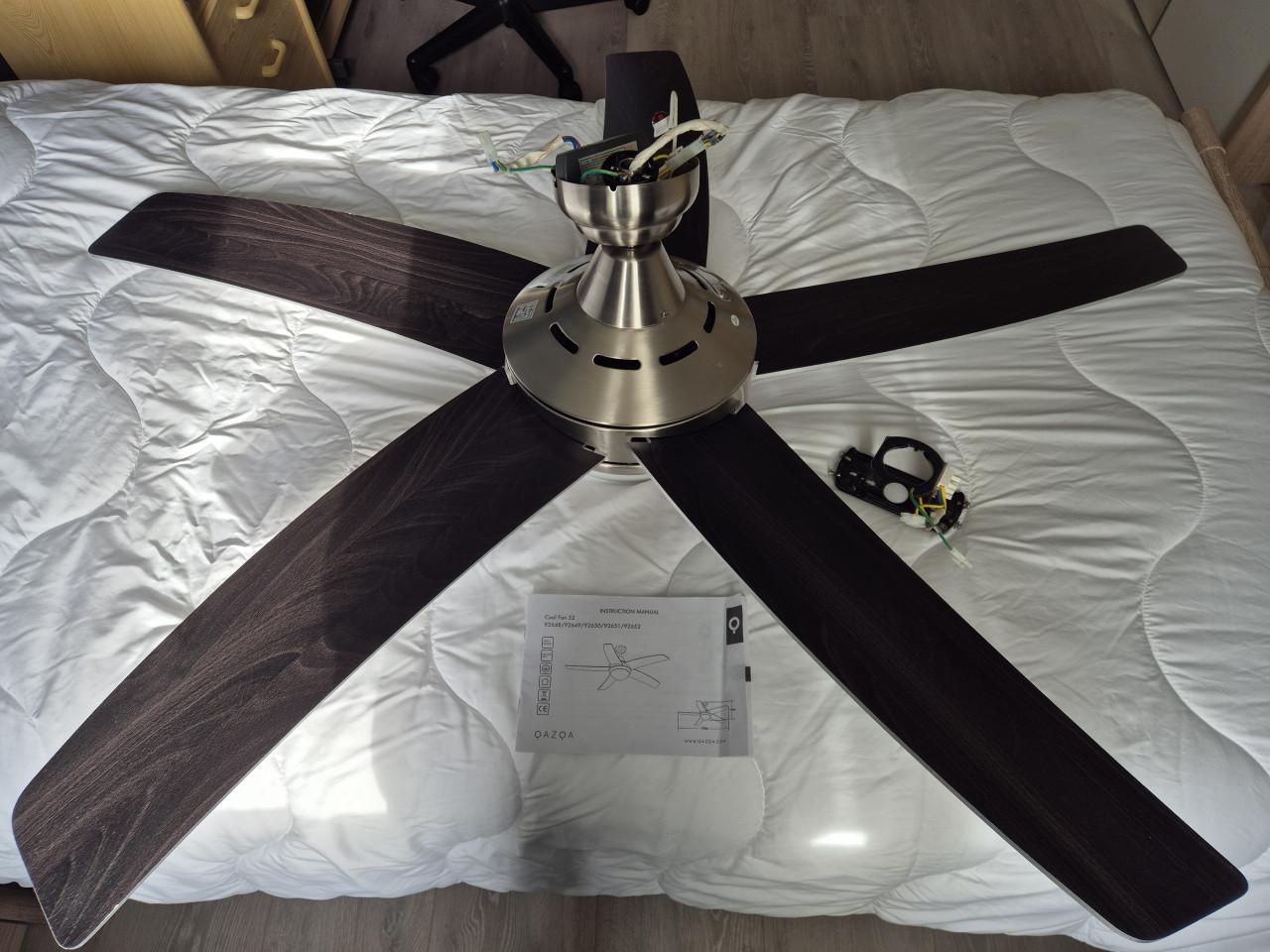 -ZGAN- Plafondventilator met verlichting