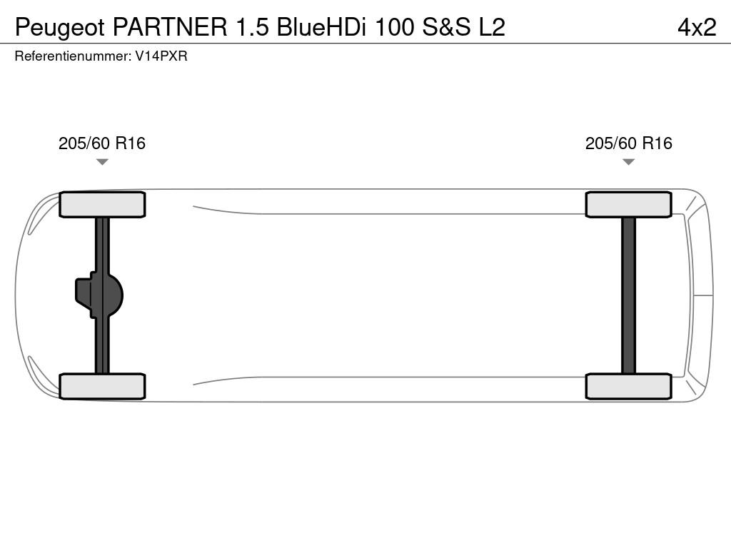 Peugeot Partner 1.5 bluehdi 100 s&s l2