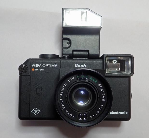 AGFA OPTIMA Flash electronic zoekercamera