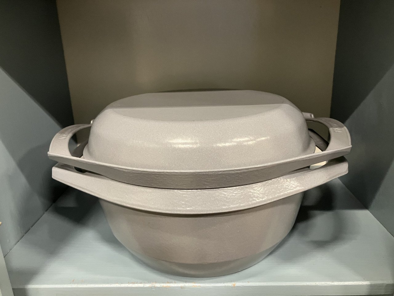 Unieke Le Creuset braadpan 26cm met grilldeksel, izgs