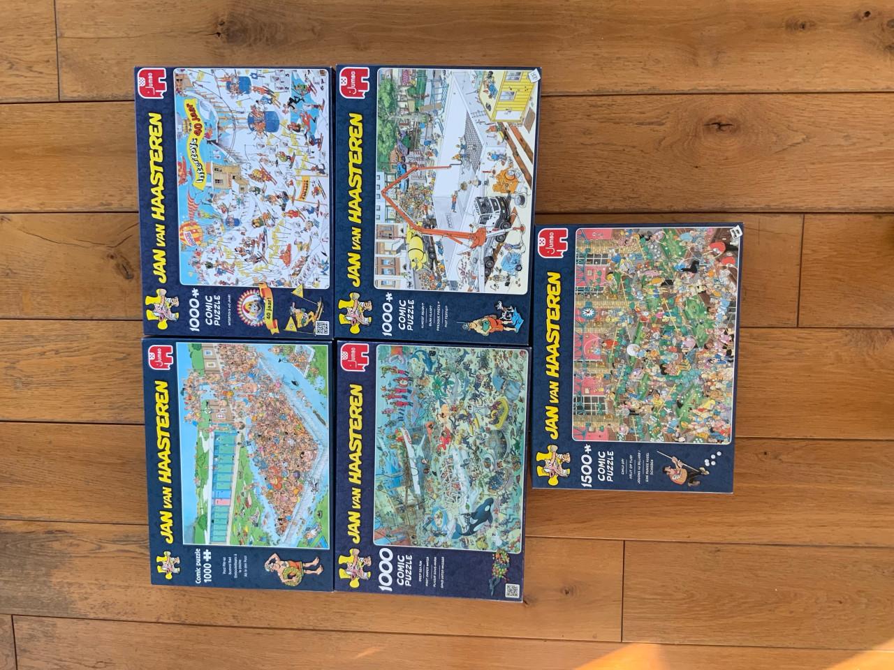 5 Puzzels Jan van Haasteren