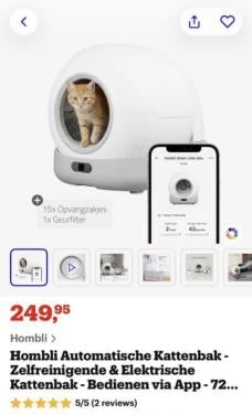 Hombli automatische kattenbak