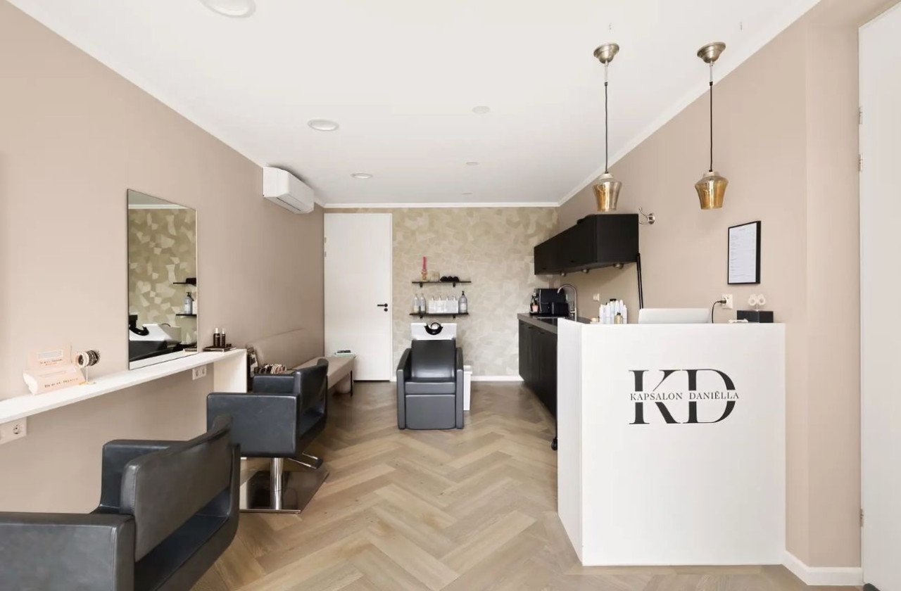 Kappersinterieur