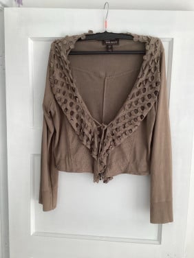 Anna scott vestje suede look maat l
