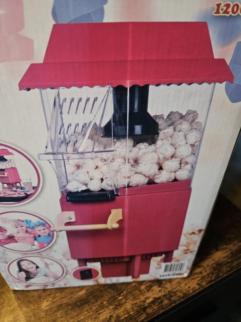 Vintage Popcornmachine 1200W - Zo goed als nieuw