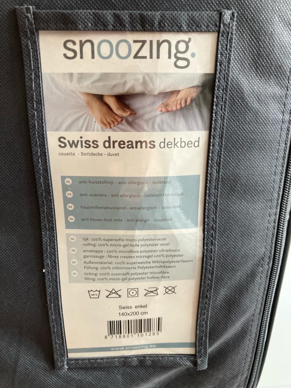 Een persoons nieuw dekbed van Snoozing