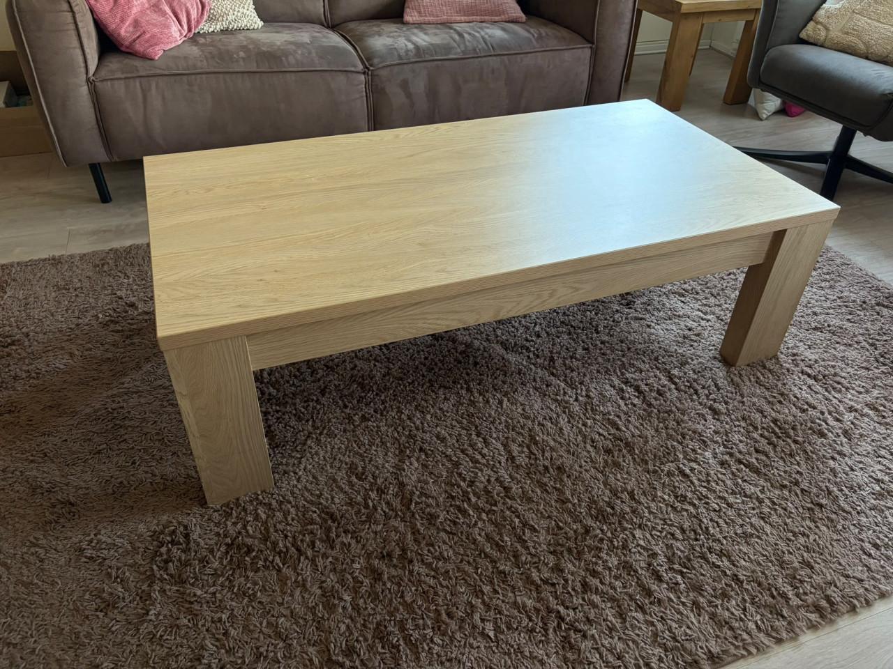 Salontafel licht hout