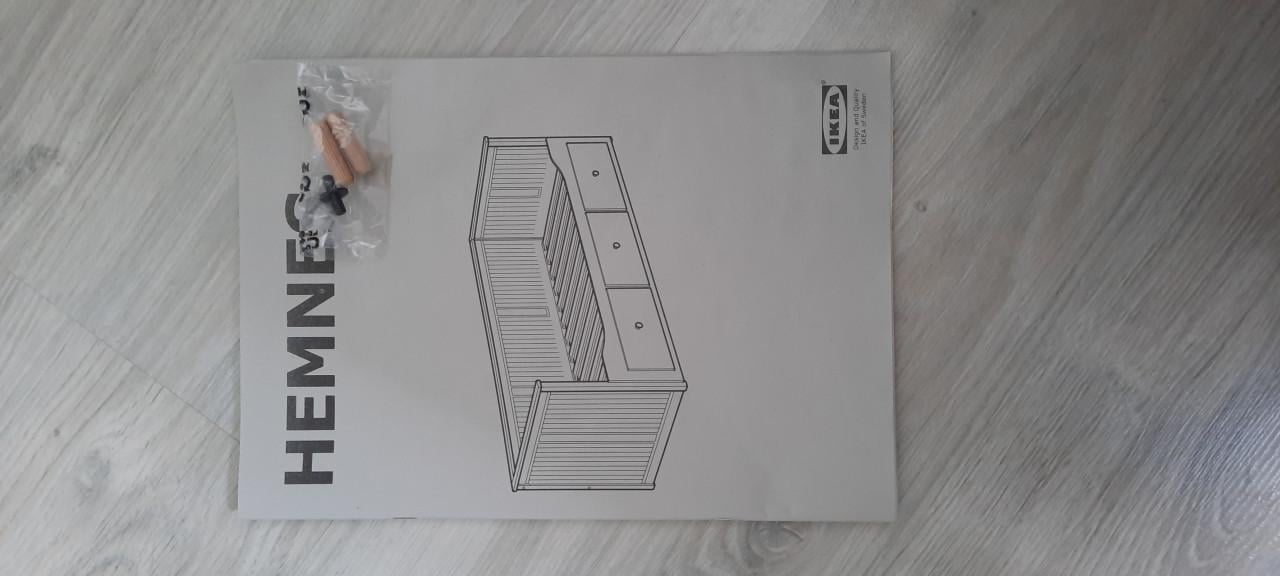 Ikea Hemnes uitschuifbaar bed met 3 lades