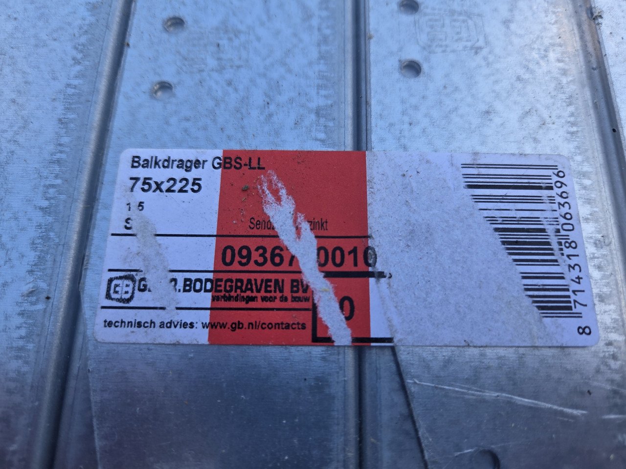Balkdrager 75x225 28 stuks