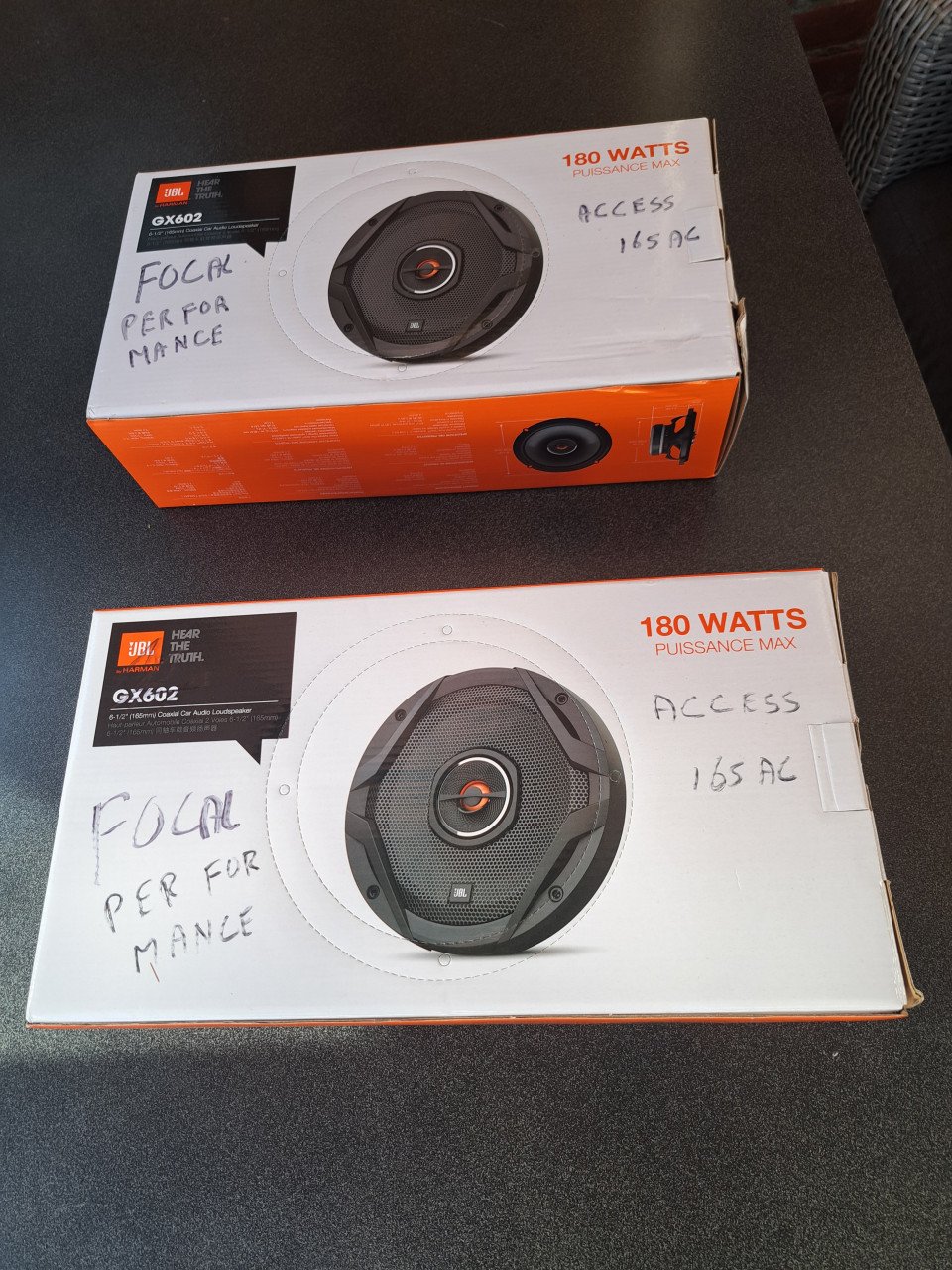 2 sets focal 165 ac