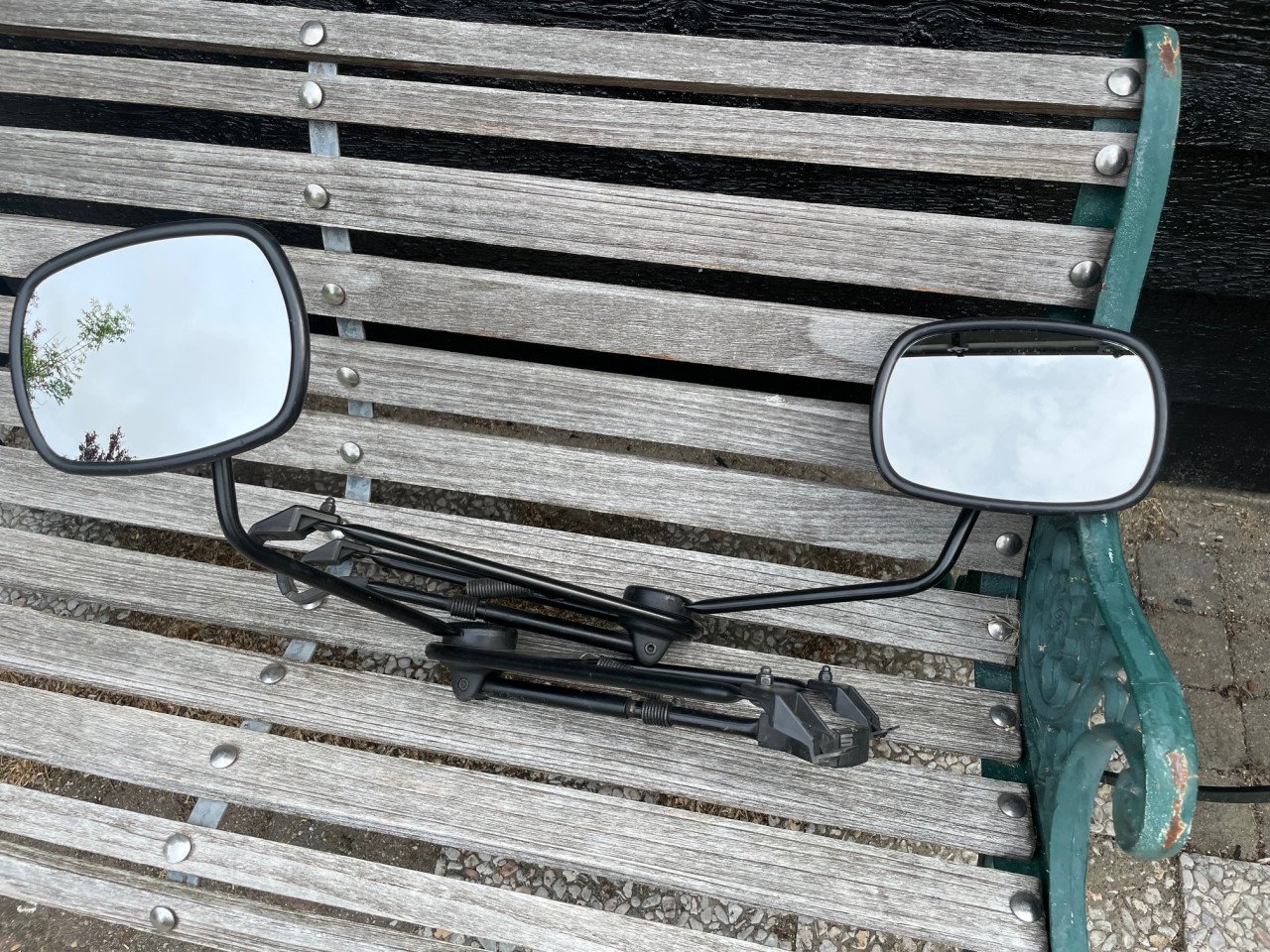 Spatbord caravanspiegels voor Volvo V70