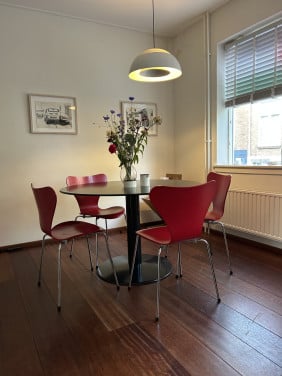 4 vlinderstoelen Fritz hansen